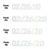 Custom-Fetti Date - 02/26/24 or 02/26/25  White