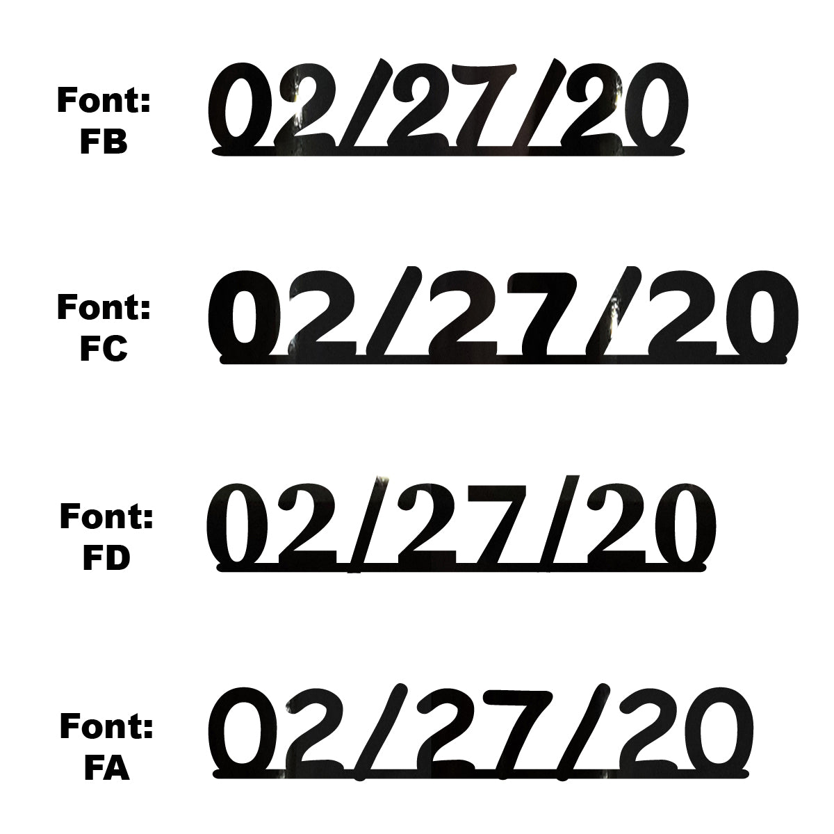 Custom-Fetti Date - 02/27/24 or 02/27/25  Black