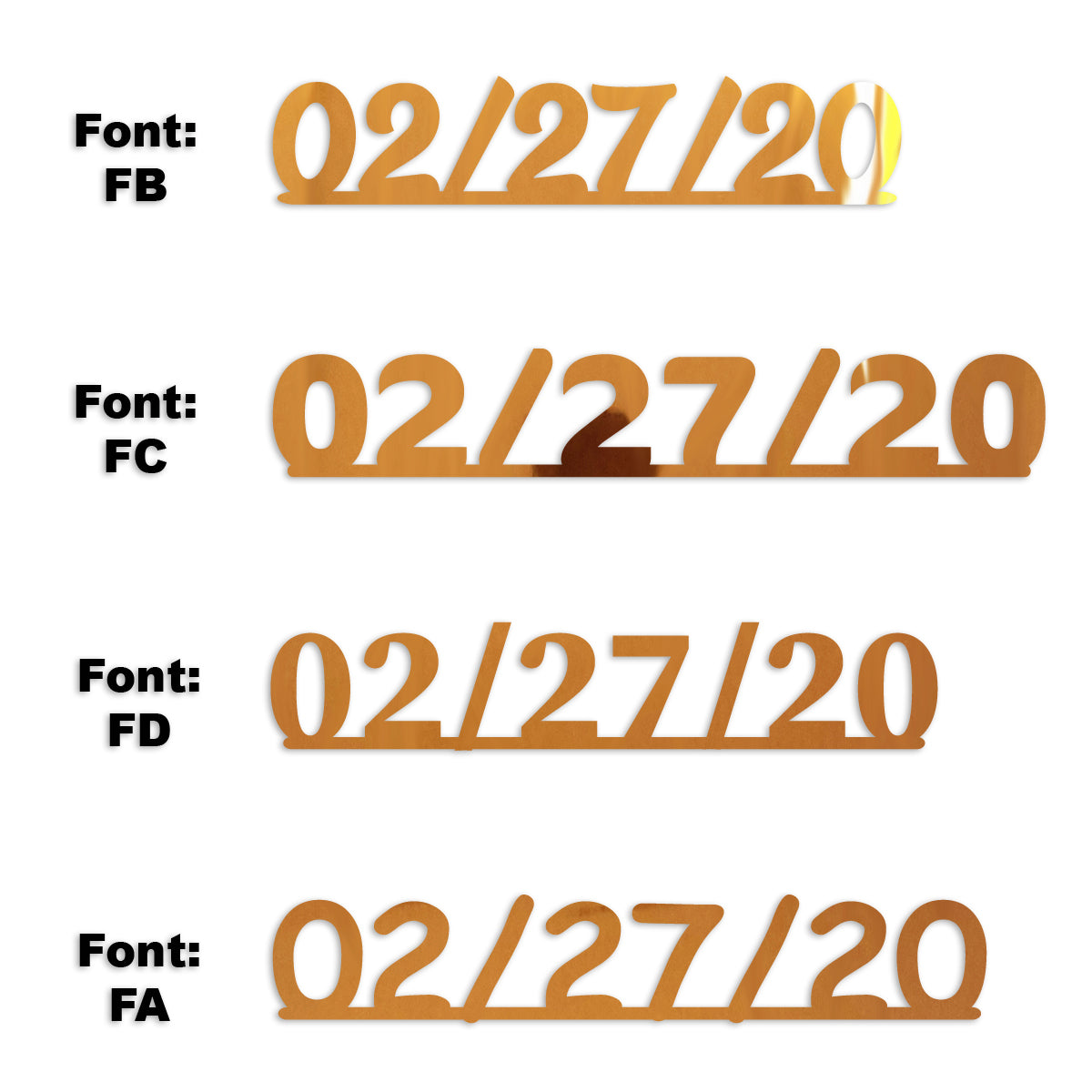 Custom-Fetti Date - 02/27/24 or 02/27/25  Orange
