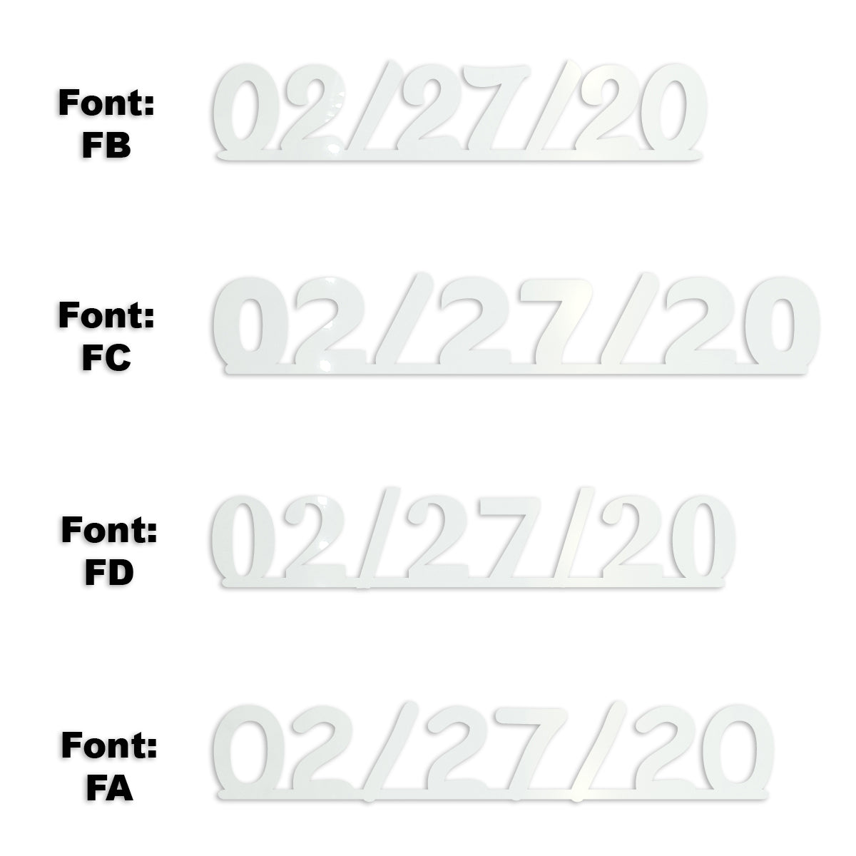 Custom-Fetti Date - 02/27/24 or 02/27/25  White