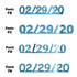 Custom-Fetti Date - 02/29/24 or 02/29/25  Blue Sky