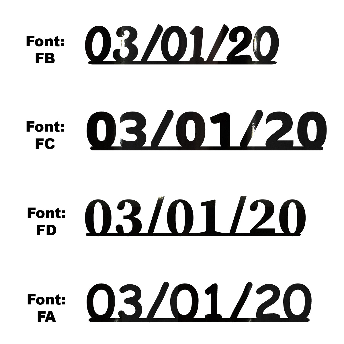 Custom-Fetti Date - 03/01/24 or 03/01/25  Black