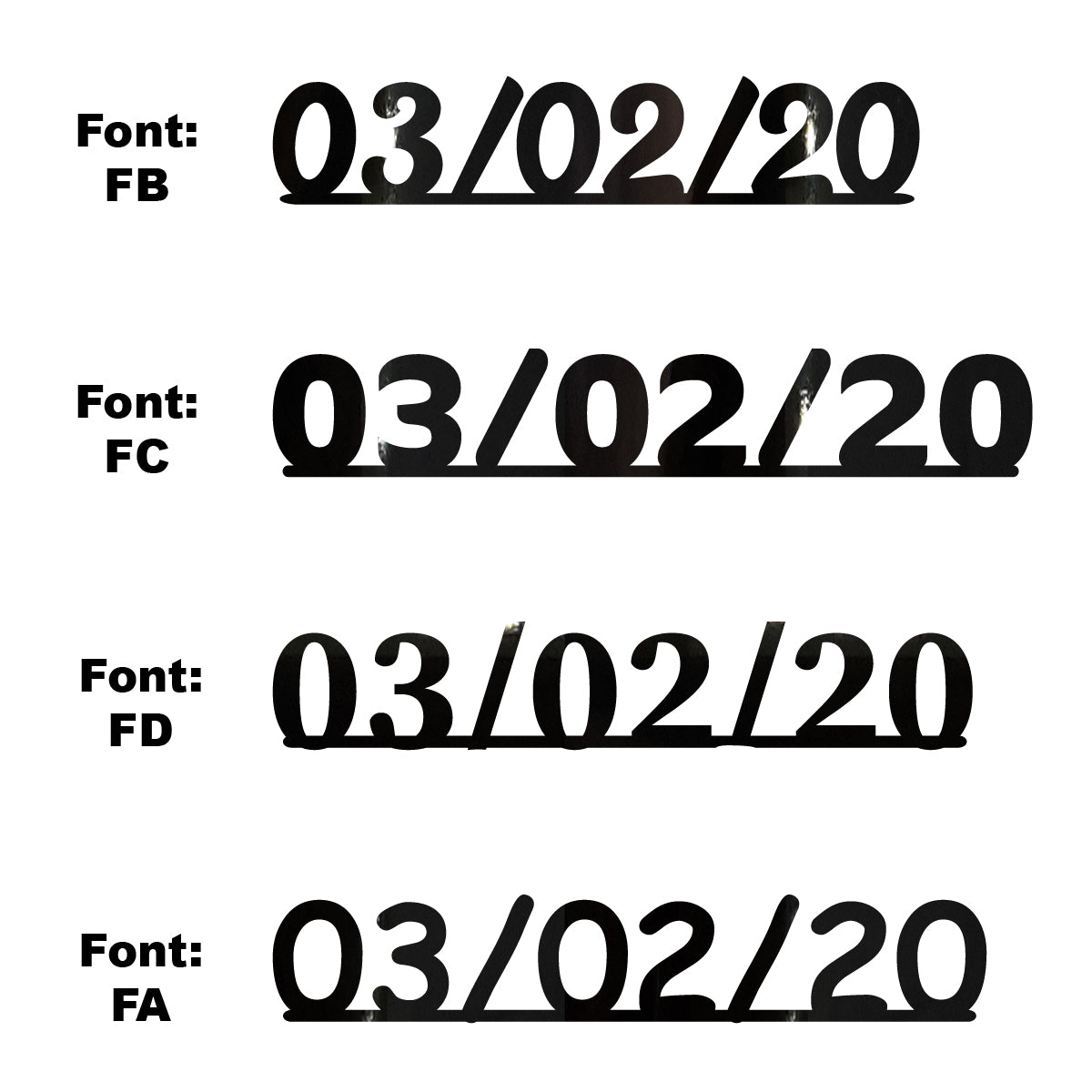 Custom-Fetti Date - 03/02/24 or 03/02/25  Black