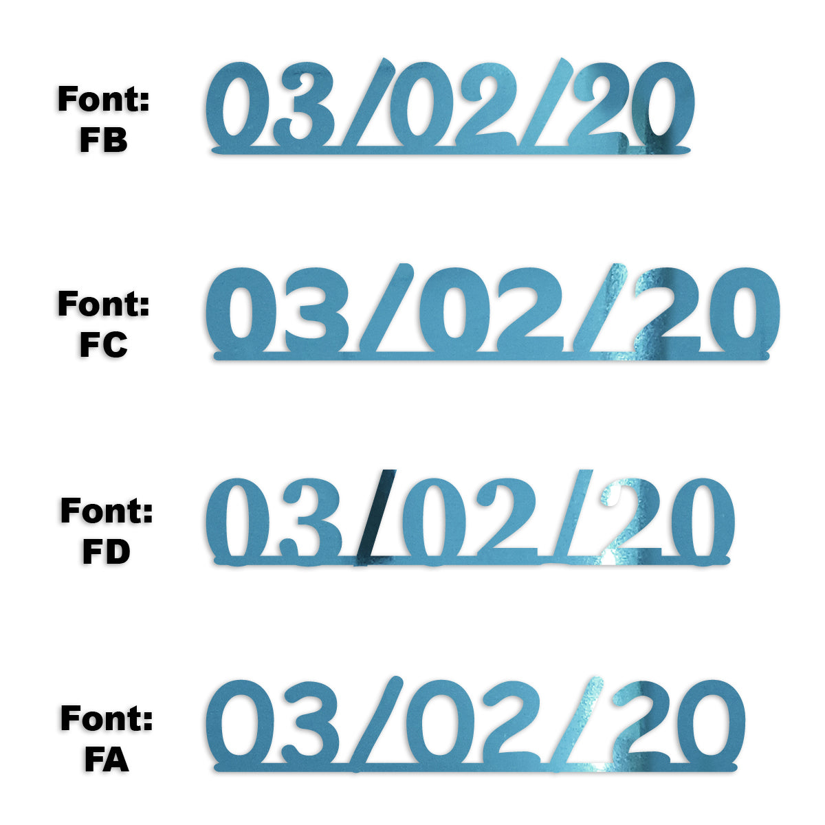 Custom-Fetti Date - 03/02/24 or 03/02/25  Blue Sky