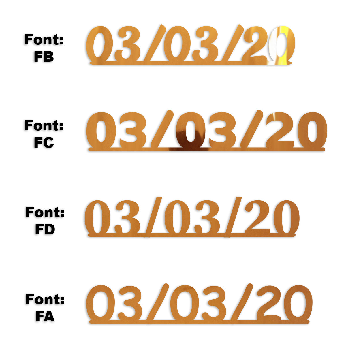 Custom-Fetti Date - 03/03/24 or 03/03/25  Orange