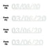 Custom-Fetti Date - 03/06/24 or 03/06/25  White