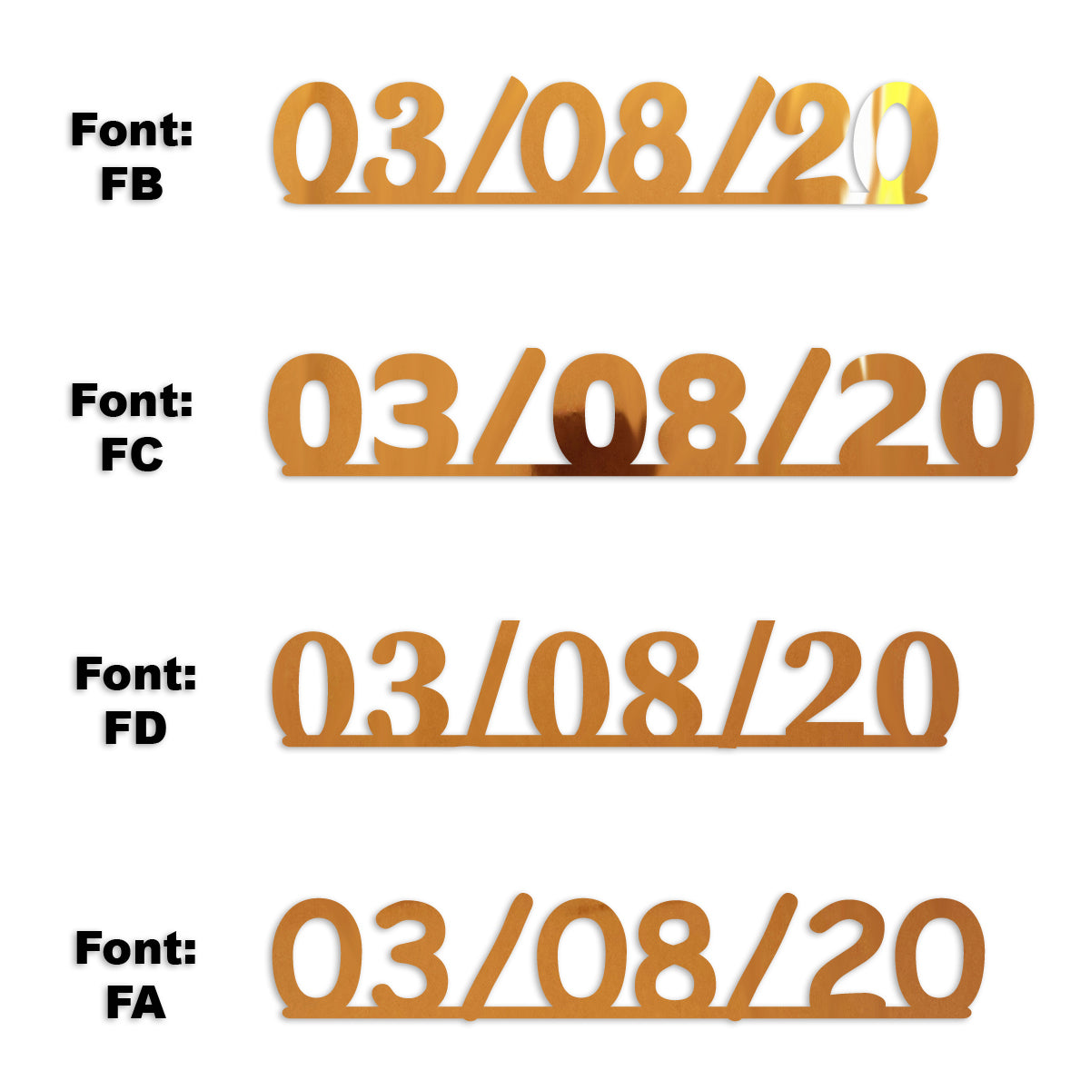 Custom-Fetti Date - 03/08/24 or 03/08/25  Orange