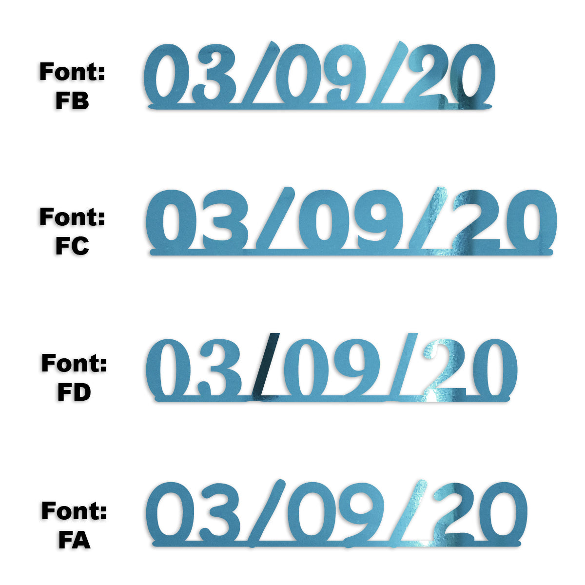 Custom-Fetti Date - 03/09/24 or 03/09/25  Blue Sky