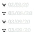 Custom-Fetti Date - 03/09/24 or 03/09/25  White