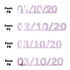 Custom-Fetti Date - 03/10/24 or 03/10/25  Pink