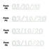 Custom-Fetti Date - 03/10/24 or 03/10/25  White