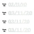 Custom-Fetti Date - 03/11/24 or 03/11/25  White