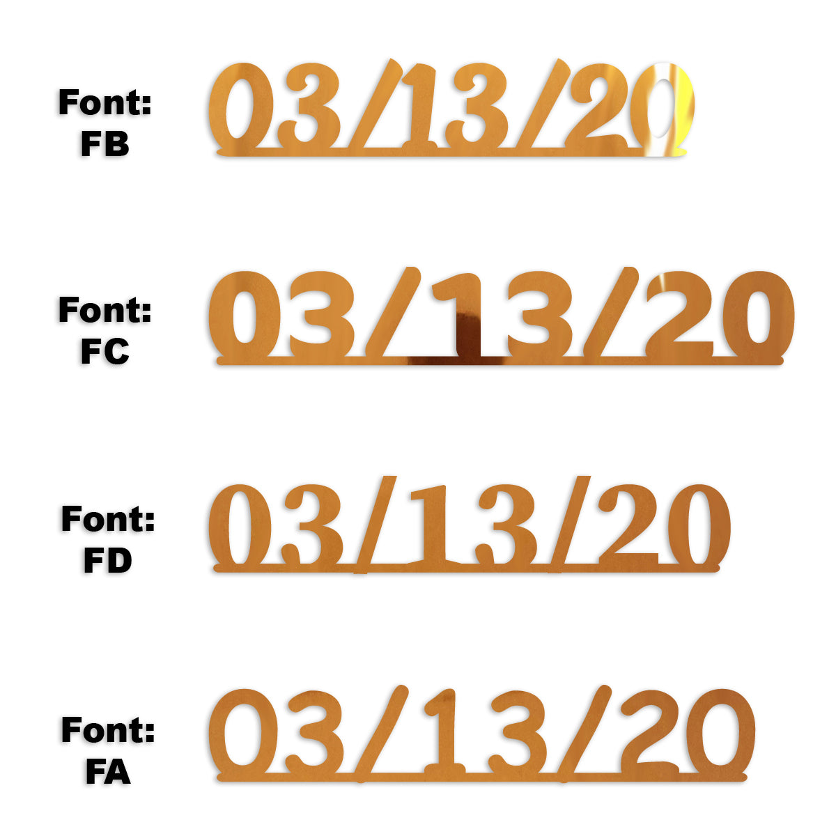 Custom-Fetti Date - 03/13/24 or 03/13/25  Orange