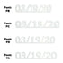 Custom-Fetti Date - 03/19/24 or 03/19/25  White
