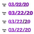 Custom-Fetti Date - 03/22/24 or 03/22/25  Purple