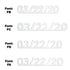 Custom-Fetti Date - 03/22/24 or 03/22/25  White