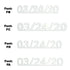 Custom-Fetti Date - 03/24/24 or 03/24/25  White