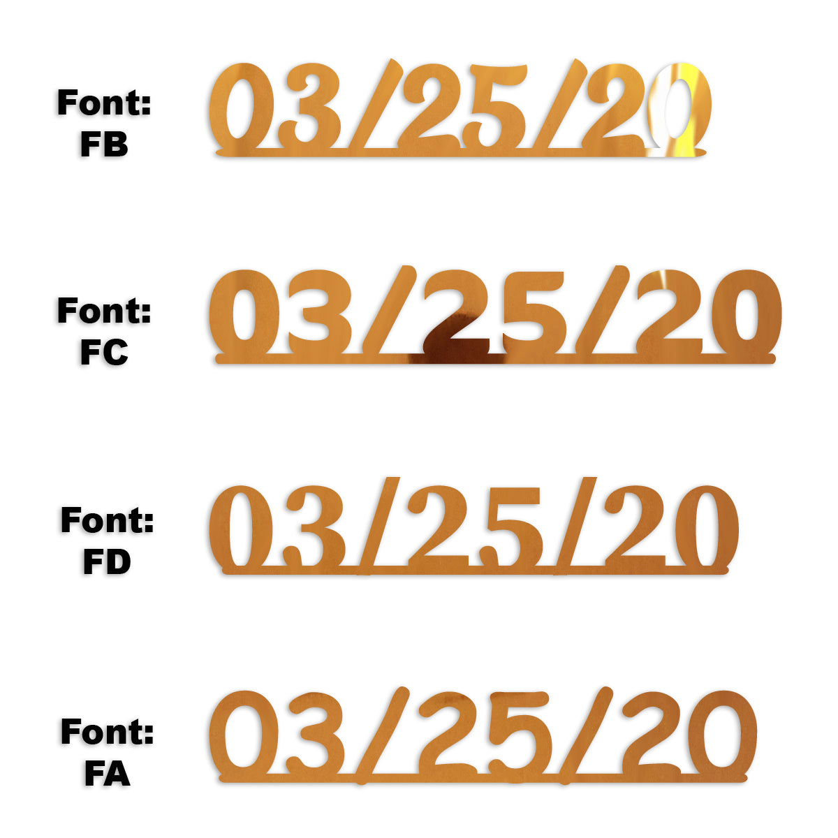 Custom-Fetti Date - 03/25/24 or 03/25/25  Orange