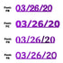Custom-Fetti Date - 03/26/24 or 03/26/25  Purple