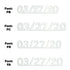 Custom-Fetti Date - 03/27/24 or 03/27/25  White