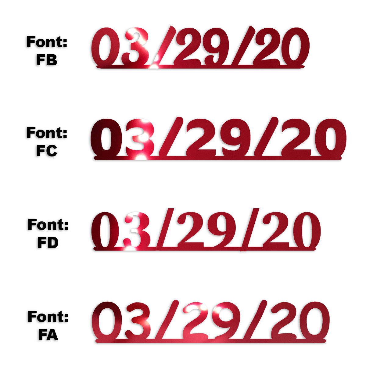 Custom-Fetti Date - 03/29/24 or 03/29/25  Red