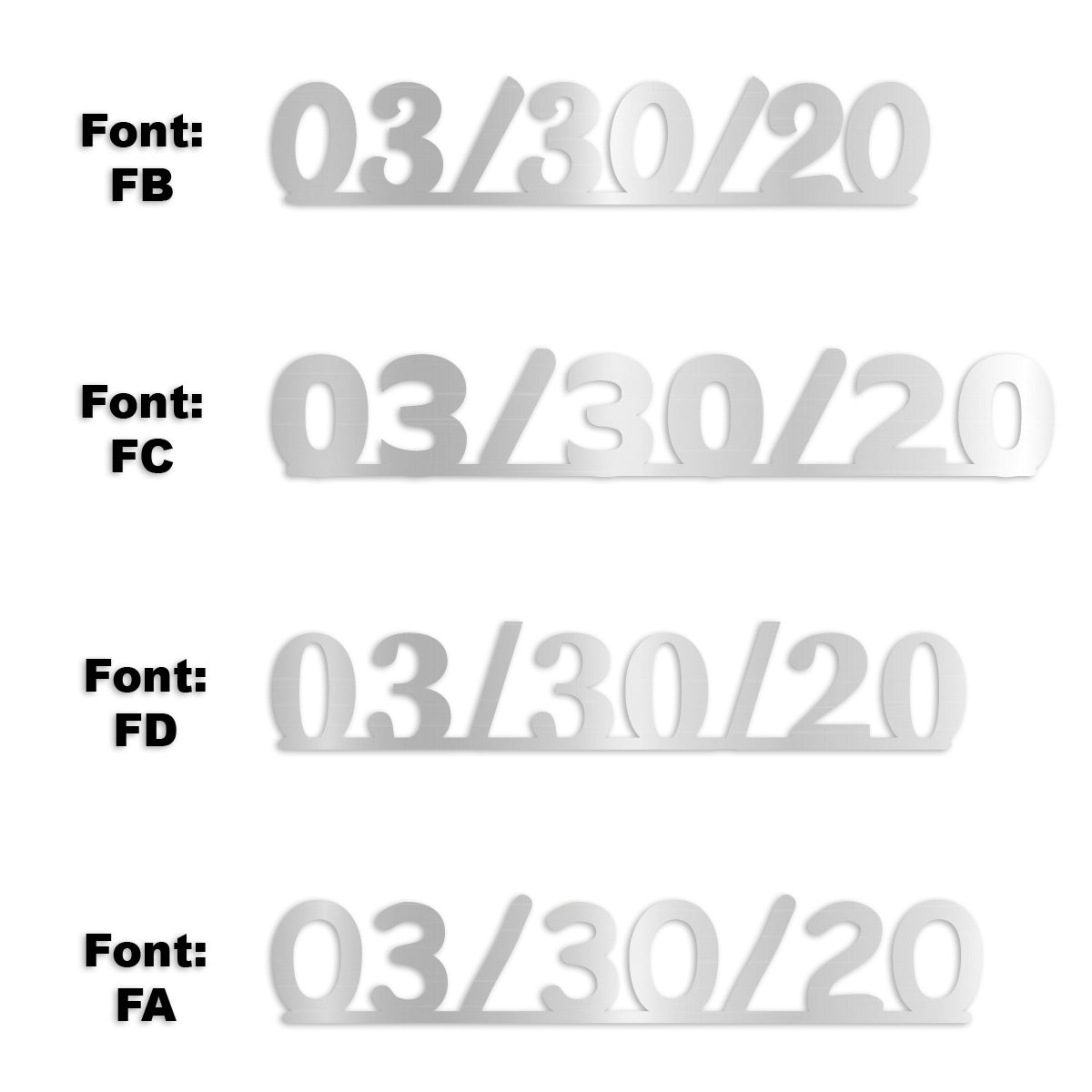 Custom-Fetti Date - 03/30/24 or 03/30/25  Silver