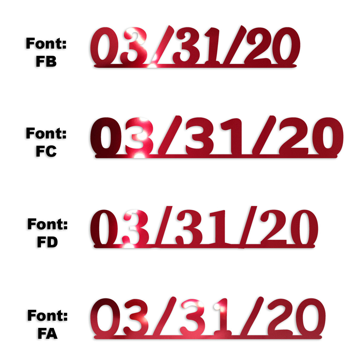 Custom-Fetti Date - 03/31/24 or 03/31/25  Red