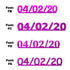 Custom-Fetti Date - 04/02/24 or 04/02/25  Fuchsia