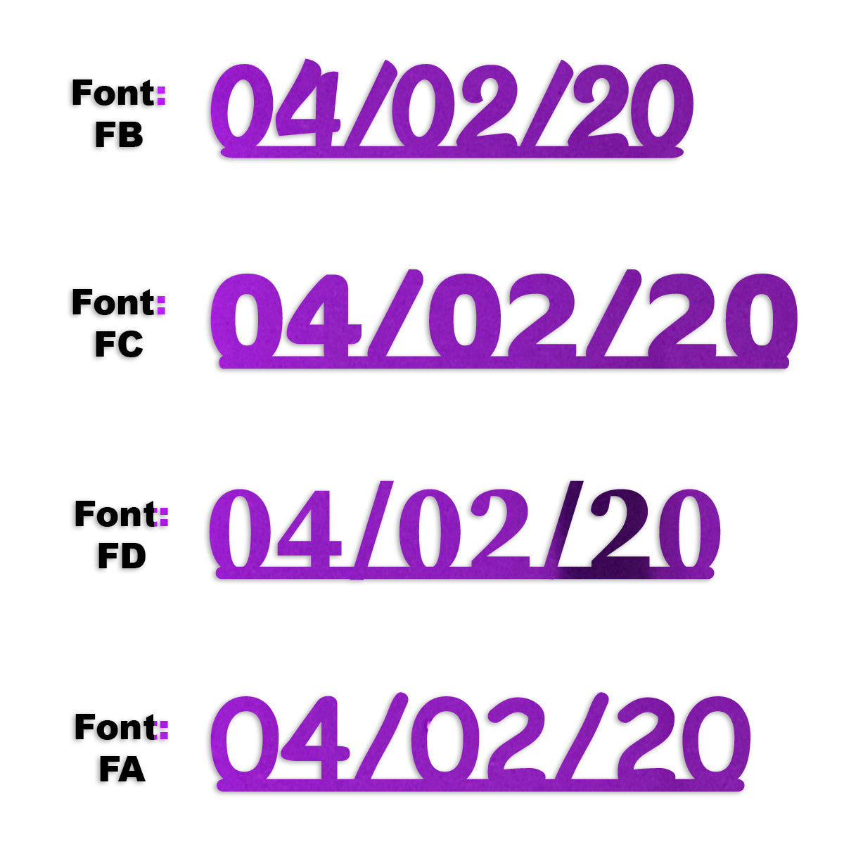 Custom-Fetti Date - 04/02/24 or 04/02/25  Purple
