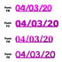 Custom-Fetti Date - 04/03/24 or 04/03/25  Fuchsia