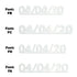 Custom-Fetti Date - 04/04/24 or 04/04/25  White