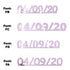 Custom-Fetti Date - 04/09/24 or 04/09/25  Pink