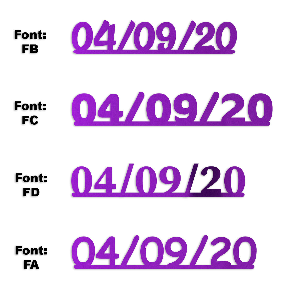 Custom-Fetti Date - 04/09/24 or 04/09/25  Purple