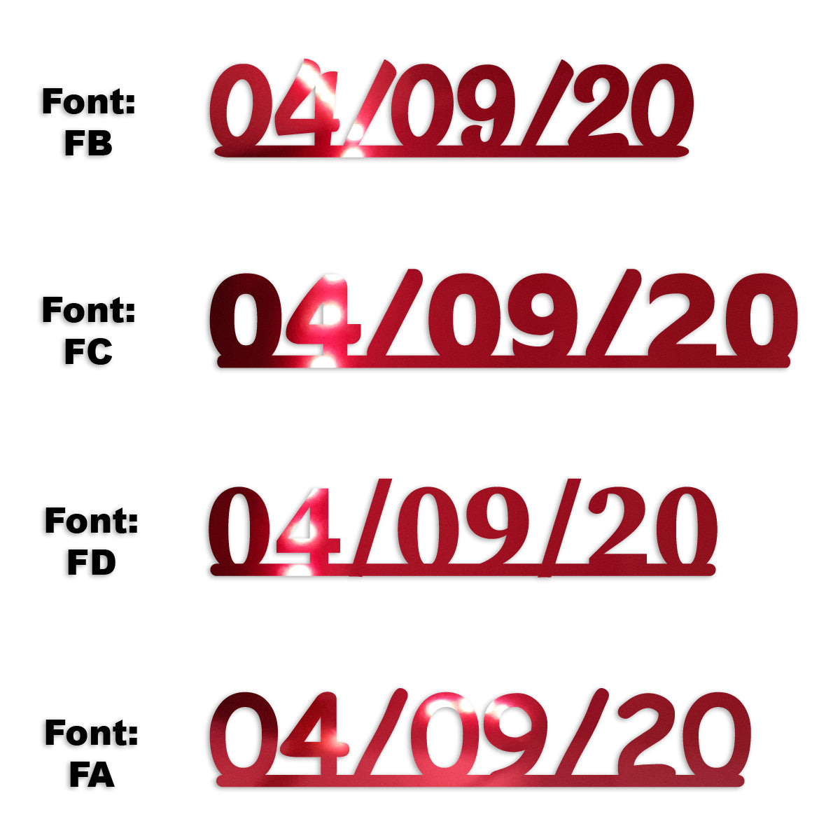 Custom-Fetti Date - 04/09/24 or 04/09/25  Red