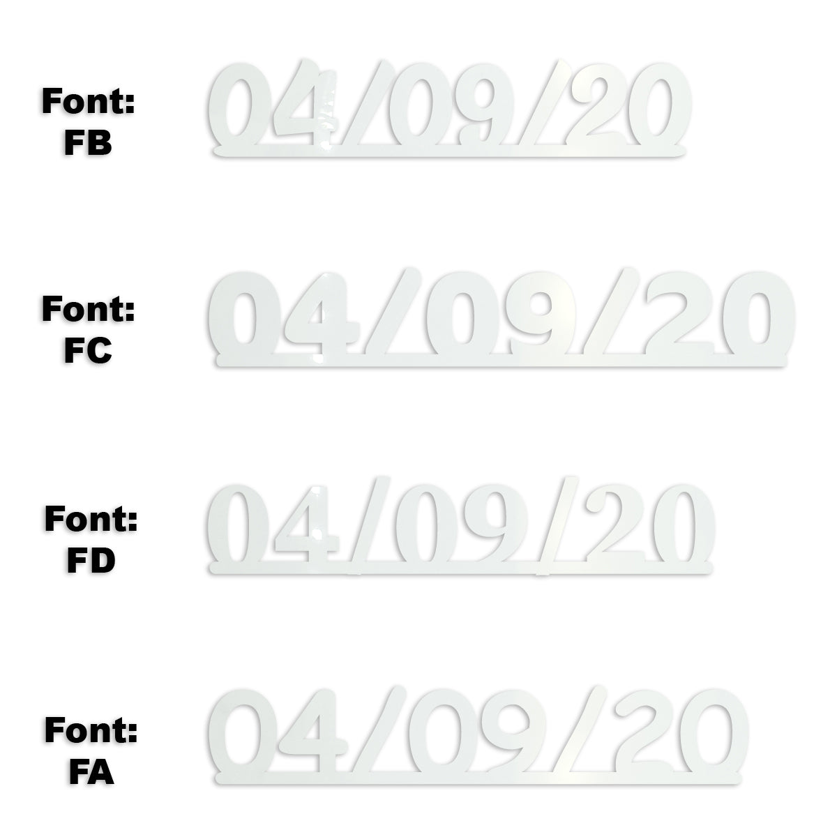 Custom-Fetti Date - 04/09/24 or 04/09/25  White
