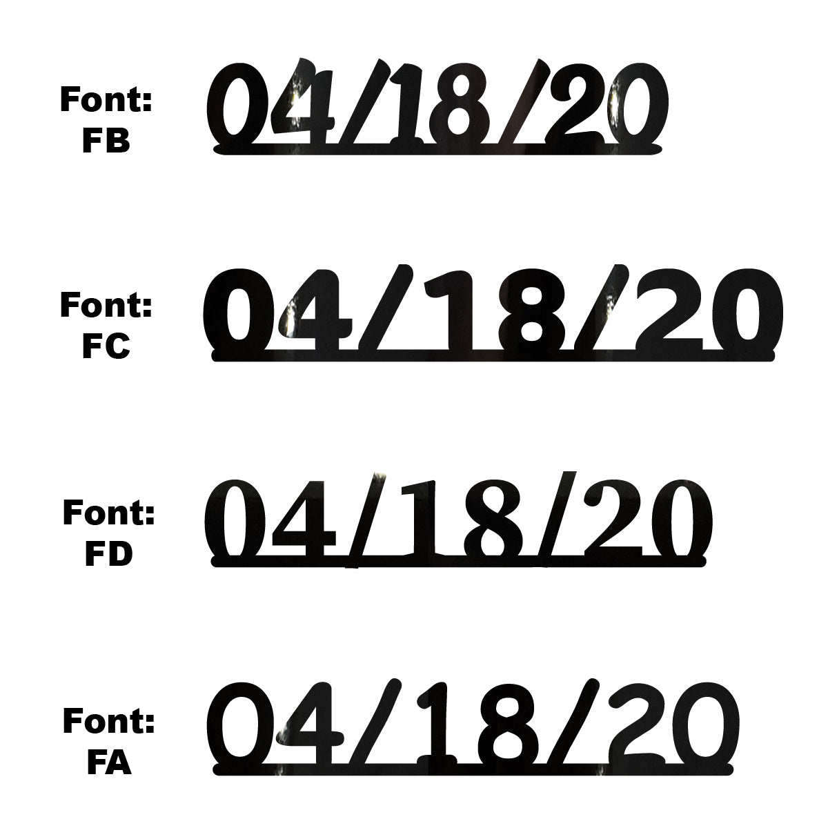 Custom-Fetti Date - 04/18/24 or 04/18/25  Black