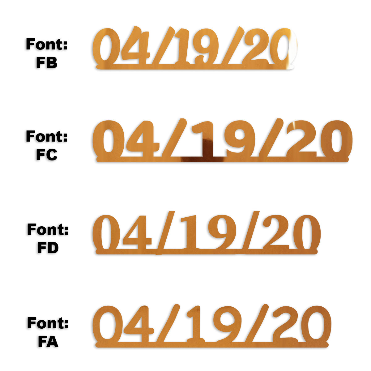 Custom-Fetti Date - 04/19/24 or 04/19/25  Orange