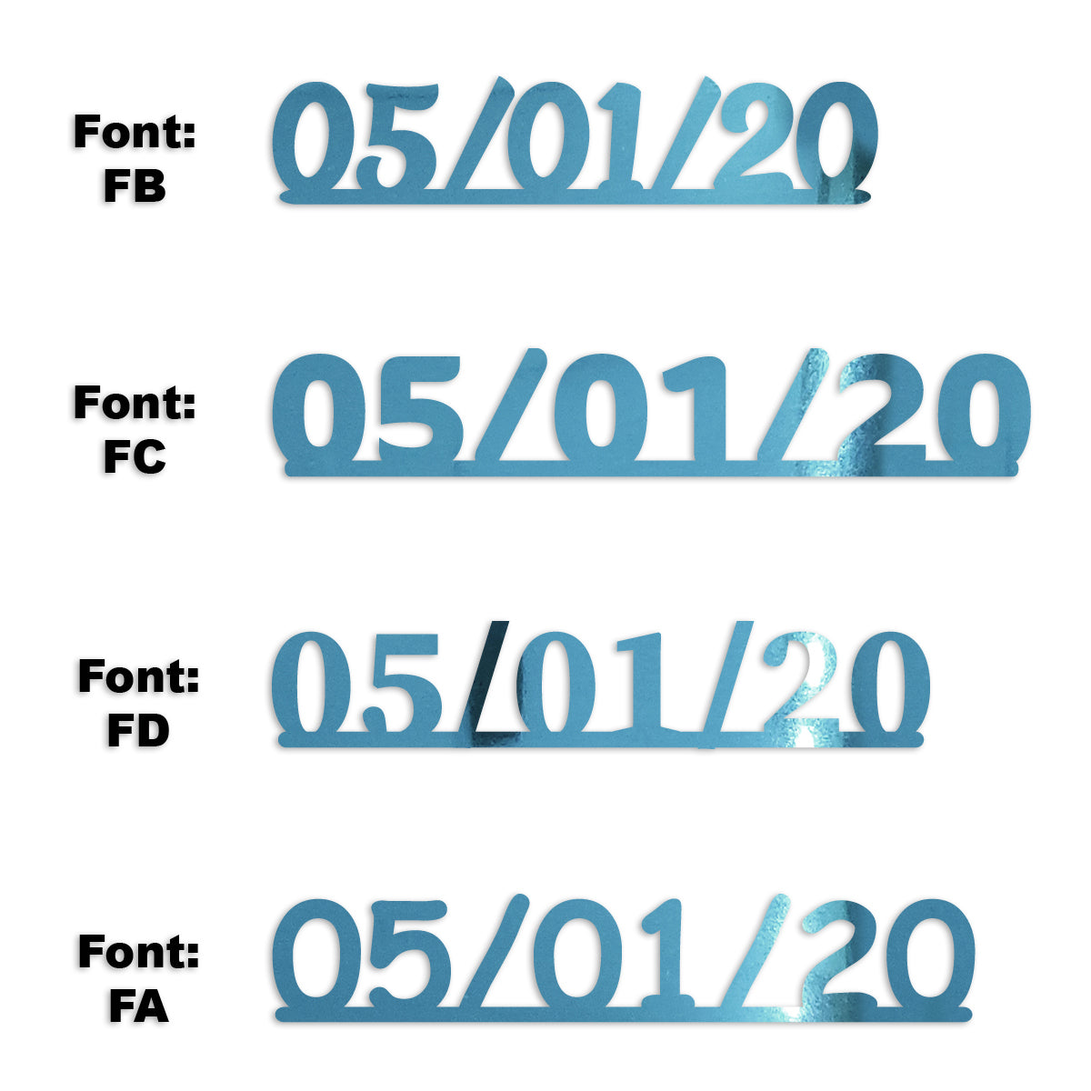 Custom-Fetti Date - 05/01/24 or 05/01/25  Blue Sky