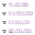 Custom-Fetti Date - 05/01/24 or 05/01/25  Pink
