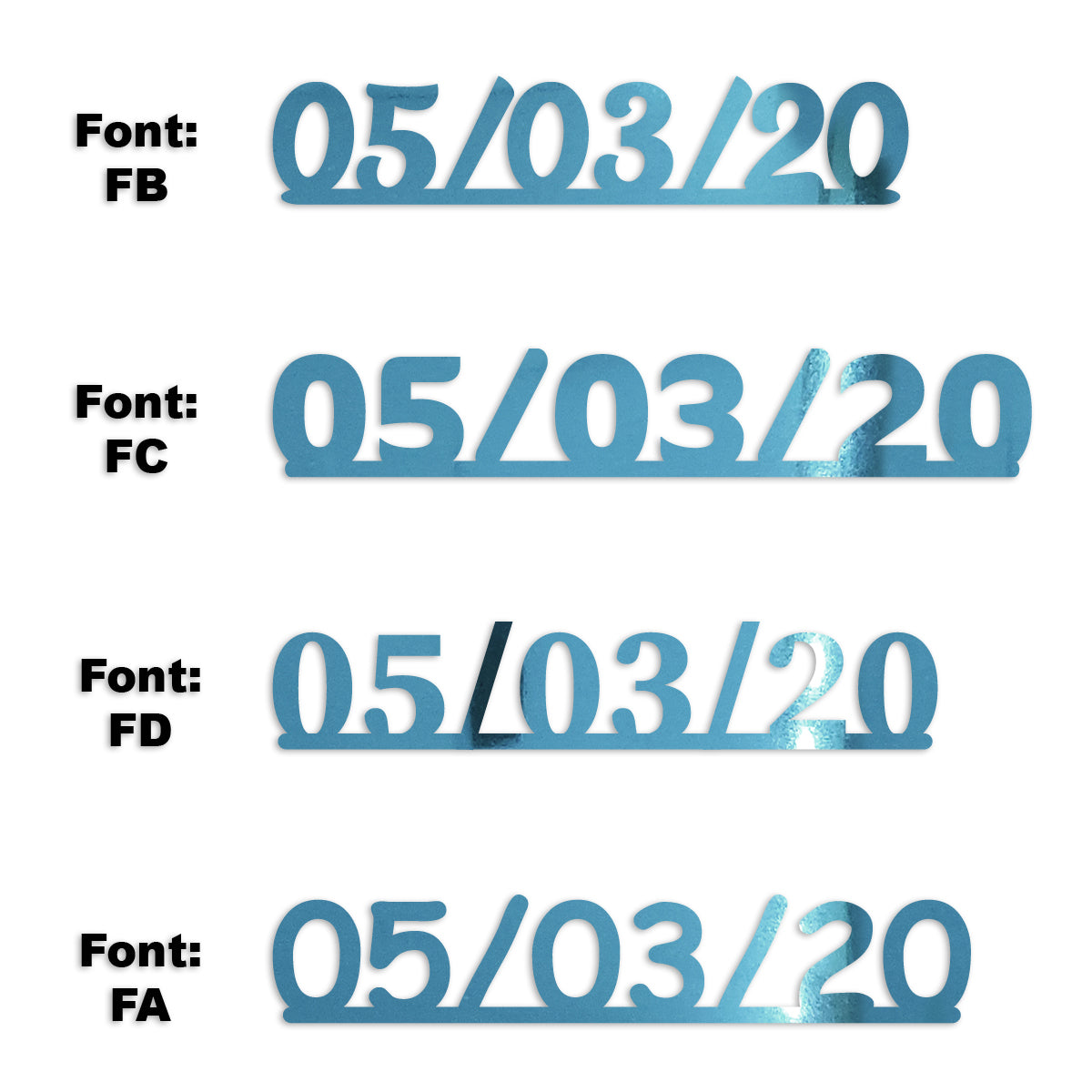 Custom-Fetti Date - 05/03/24 or 05/03/25  Blue Sky