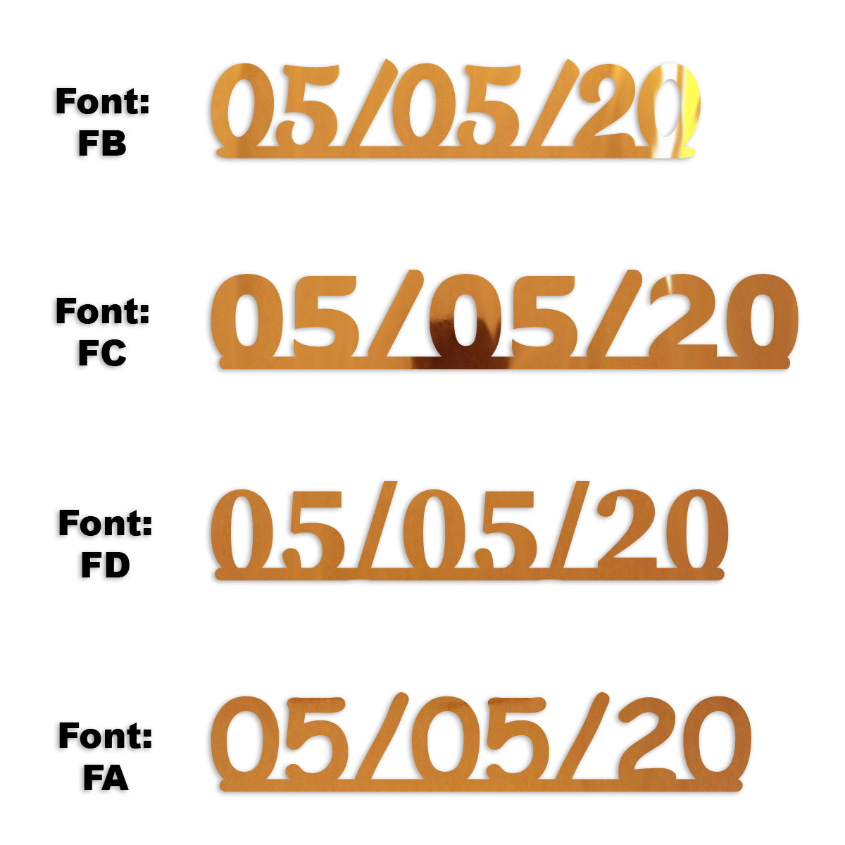 Custom-Fetti Date - 05/05/24 or 05/05/25  Orange