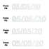 Custom-Fetti Date - 05/05/24 or 05/05/25  White