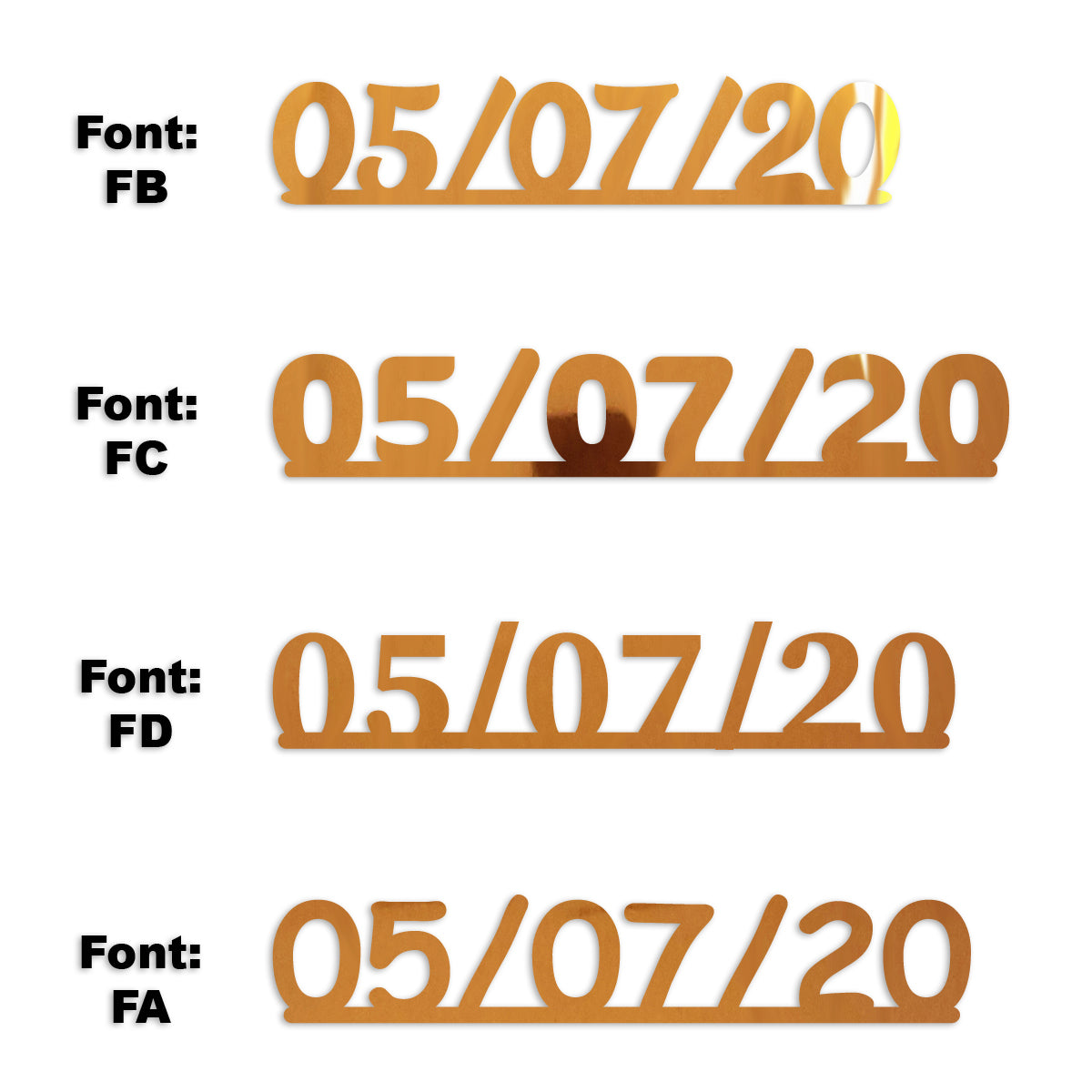 Custom-Fetti Date - 05/07/24 or 05/07/25  Orange