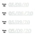 Custom-Fetti Date - 05/09/24 or 05/09/25  White