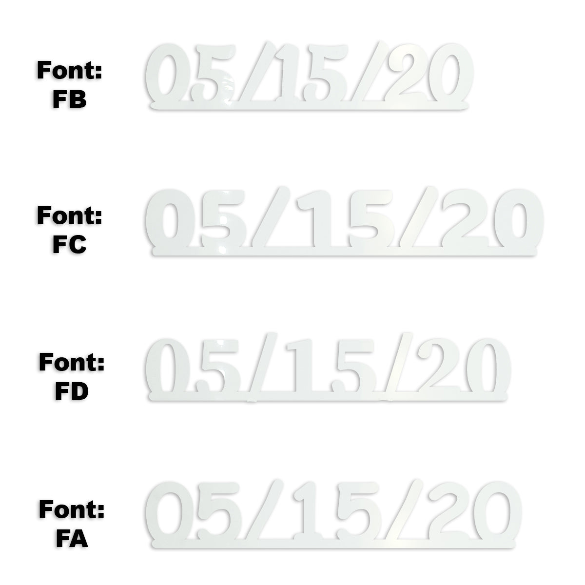 Custom-Fetti Date - 05/15/24 or 05/15/25  White