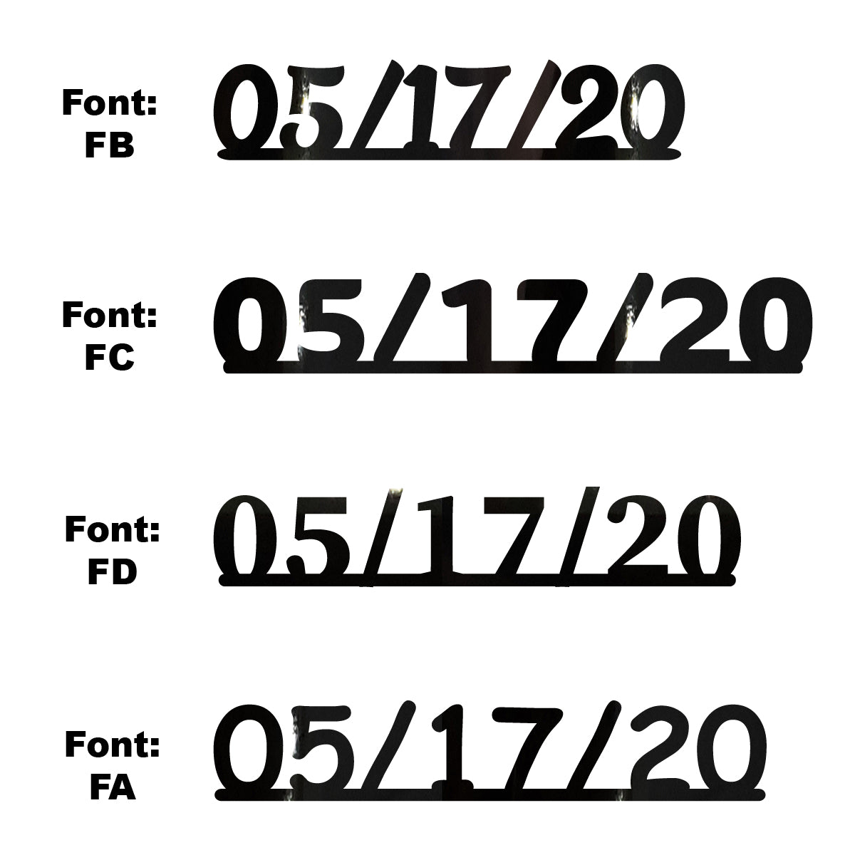 Custom-Fetti Date - 05/17/24 or 05/17/25  Black