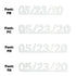 Custom-Fetti Date - 05/23/24 or 05/23/25  White