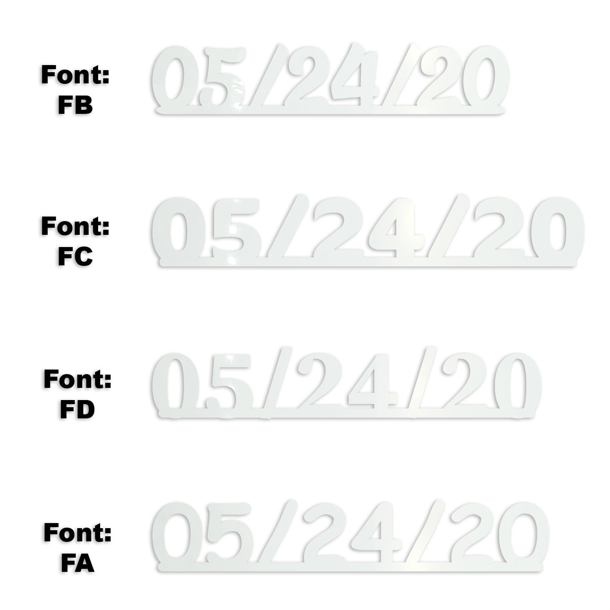 Custom-Fetti Date - 05/24/24 or 05/24/25  White