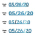 Custom-Fetti Date - 05/26/24 or 05/26/25  Blue Sky