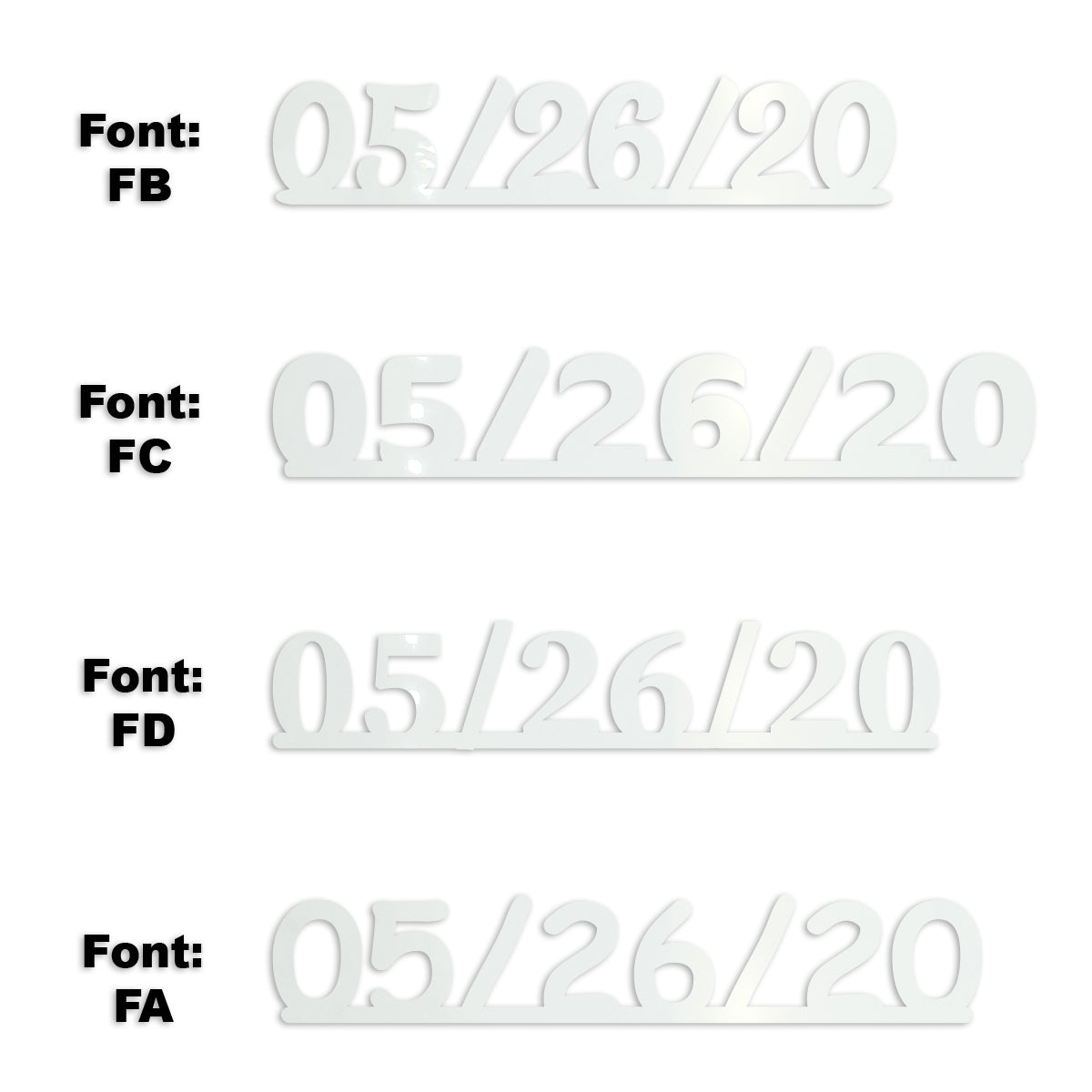 Custom-Fetti Date - 05/26/24 or 05/26/25  White